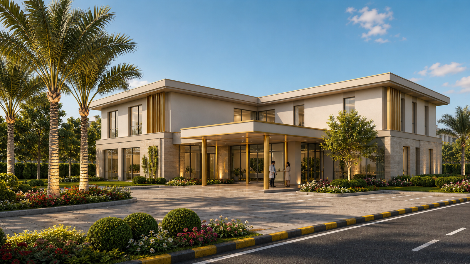 Conceptual view of the Nova Enclave medical centre
